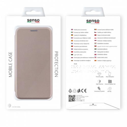 SENSO OVAL STAND BOOK SAMSUNG A32 LTE 4G rose gold