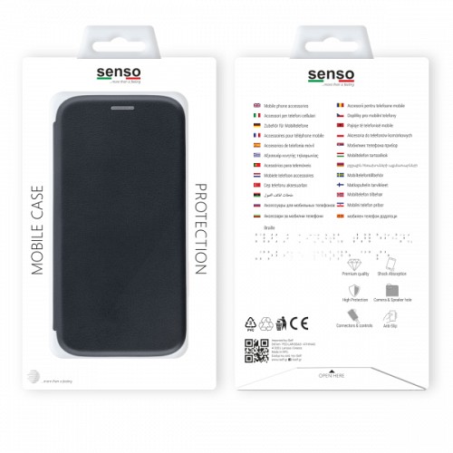 SENSO OVAL STAND BOOK SAMSUNG A32 LTE 4G black