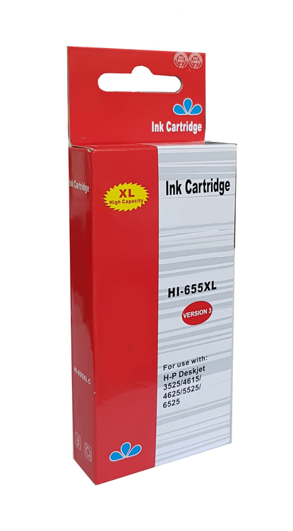 Συμβατό Inkjet για HP, 655, 14.6ml, κίτρινο RP-H-0655Y