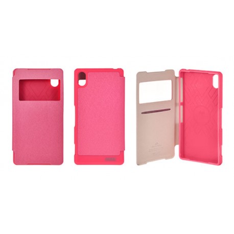 Samsung i9190 Galaxy S4 Mini Mercury Wow View Case pink