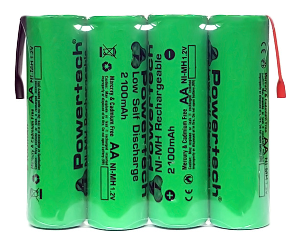 POWERTECH επαναφορτιζόμενη μπαταρία PT-794 2100mAh, AΑ HR6, 4τμχ PT-794