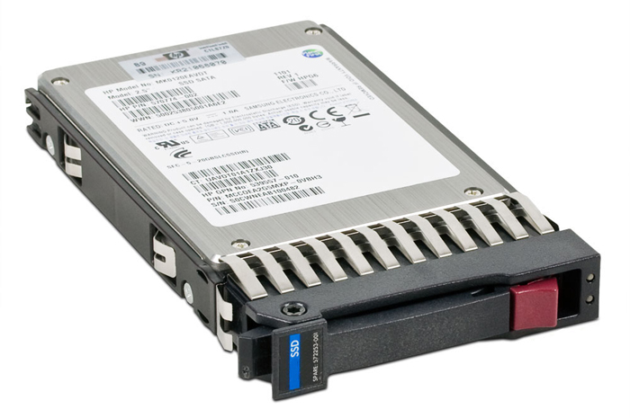 HP used SATA SSD 691864-B21, 200GΒ, 6Gb/s, 2.5, με Tray 691864-B21