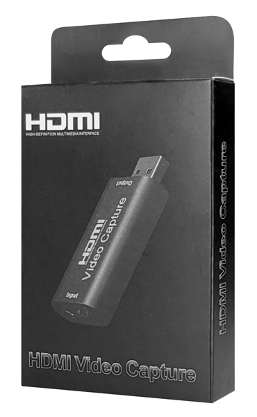 POWERTECH video capture PTH-047, HDMI/USB σύνδεση, 4K/60Hz, μαύρο PTH-047