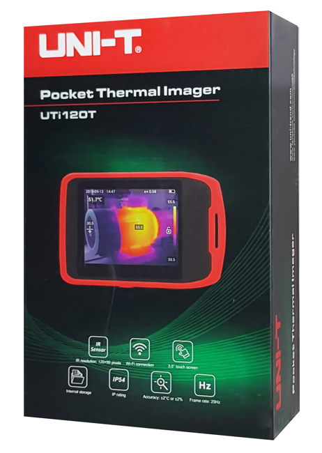 UNI-T συσκευή θερμικής απεικόνισης UTI120T, -20°C έως 400°C, WiFi, IP54 UTI120T