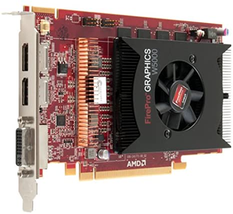 VGA DELL AMD FIREPRO W5000 2GB GDDR5 (1) DVI-D (2) DP PCI-e F.P.