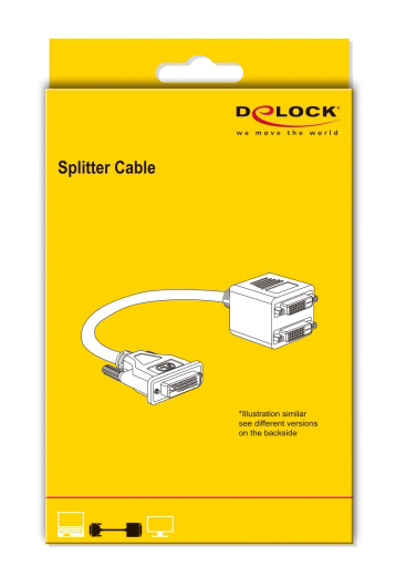DELOCK HDMI splitter 65226 με Ethernet, 2 σε 1, 1080p, μαύρο 65226