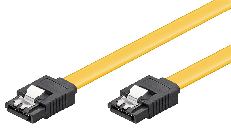 GOOBAY καλώδιο SATA 95019, 6Gbps, 0.3m, κίτρινο 95019