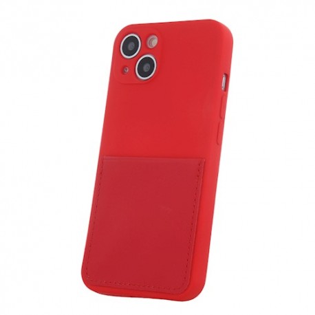Samsung Galaxy A13 5G/A04S Testa Card Cover Silicone Red