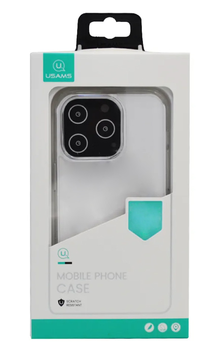 USAMS θήκη Binz για iPhone 14 Pro Max, μπλε & διάφανη IP14PMBA02