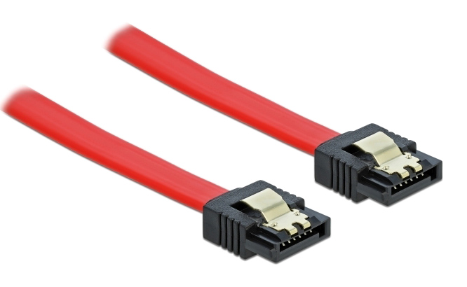 DELOCK καλώδιο SATA 82678, 6Gb/s, 70cm, κόκκινο 82678
