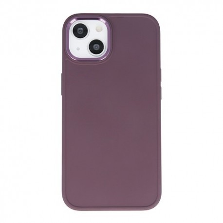 Apple iPhone 15 Pro Testa Satin Silicone Burgundy