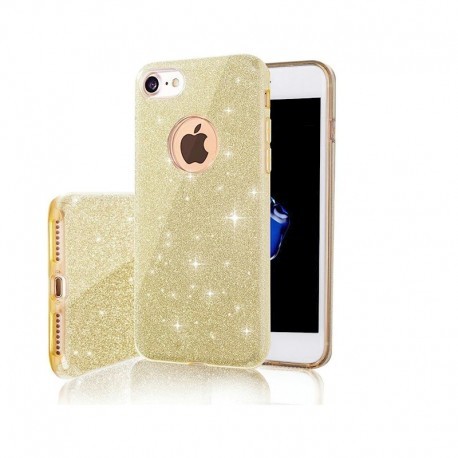 Samsung Galaxy A14 5G/4G Testa Glitter 3in1 Silicone Gold