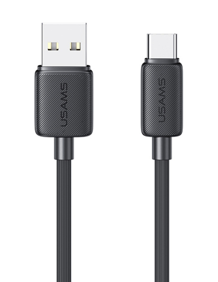 USAMS καλώδιο USB-C σε USB US-SJ688, 3A, 480Mbps, 1m, μαύρο SJ688USB01