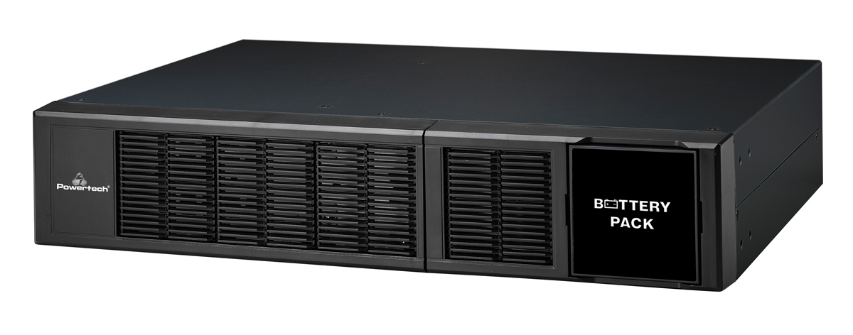 POWERTECH battery pack PT-1361 για rack 2U, έως 4 μπαταρίες, 12V/9Ah PT-1361
