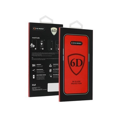 Apple iPhone 12 Mini 6D Full Glue Tempered Glass Black