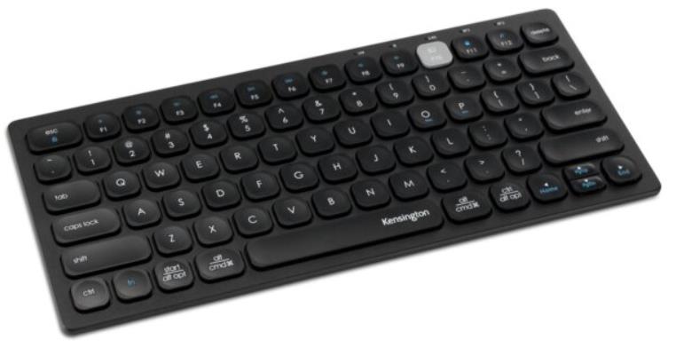 Kensington Multi-Device Dual Wireless Compact Keyboard Wireless/Bluetooth Black English UK NOB