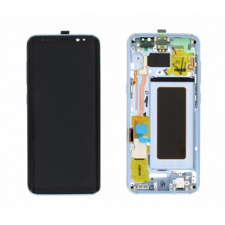 Samsung Galaxy S8 Lcd+Touch Screen+Frame Blue  ORIGINAL