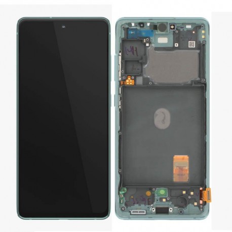 Samsung Galaxy S20 FE 5G Lcd+Touch Screen+Frame Cloud Mint/Green ORIGINAL