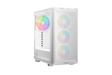 BEQUIET PC CHASSIS PURE BASE 501 LX WHITE BGW79, MIDI TOWER ATX, W/O PSU, Front: 3x Light Wings LX 120mm PWM White, Rear: 1x Light Wings LX 140mm PWM White, 3YW.