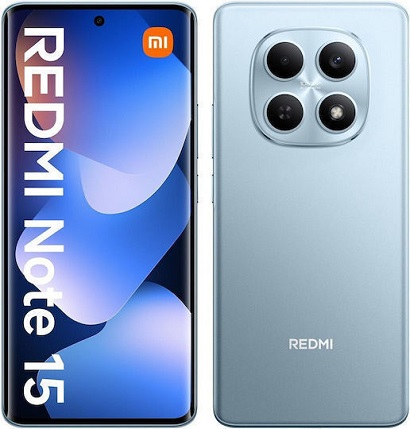 XIAOMI REDMI NOTE 15 256GB ROM/8GB RAM GLACIER BLUE EU