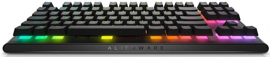 Dell Alienware AW420K Tenkeyless RGB Gaming Keyboard Wired USB Black English US New Open Box Dark Side of the Moon