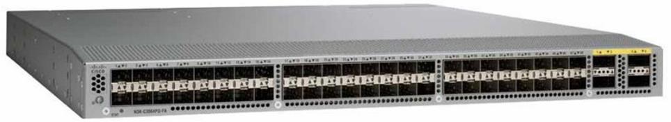 SWITCH NEXUS N3K-C3064-X-BA-L3 48-Ports - (48) 10G SFP (4) 40G QSFP+, 2x PSU 400W (P/N: N2200-PAC-400W-B) w/ Rkmnts