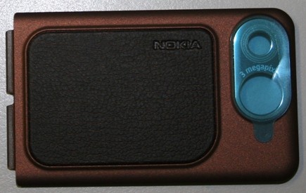 Nokia 7390 - Battery Cover Browm