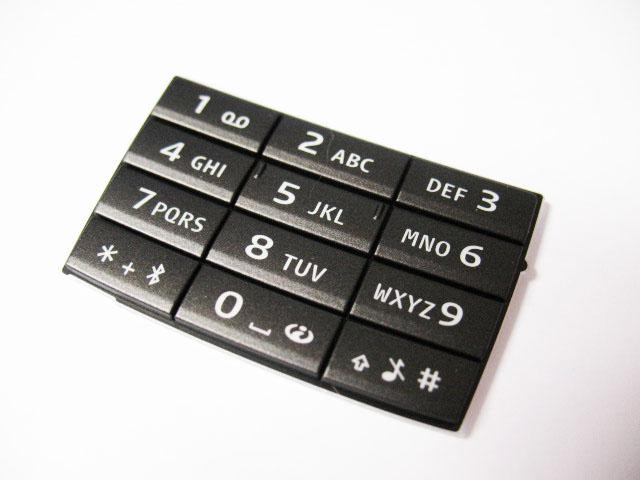 Nokia E66 - Keypad Numeric Latin Grey Metal