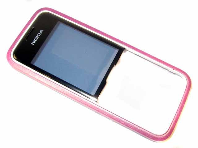 Nokia 7310 Supernova - Front Cover + Lens Pink
