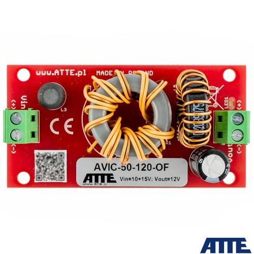 ATTE AVIC-50-120-OF Μετατροπέας DC/DC 10-15VDCIN 12VDCOUT 50W