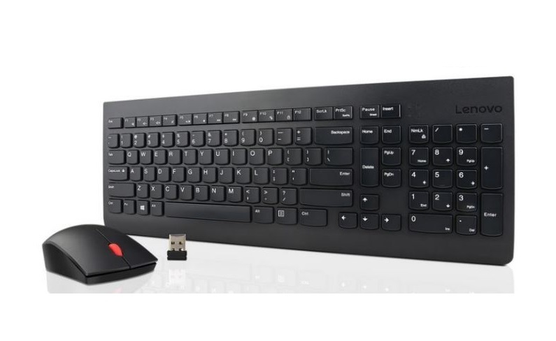 Lenovo Essential Wireless Keyboard Mouse Combo GR/EN Black (4X30M39474)