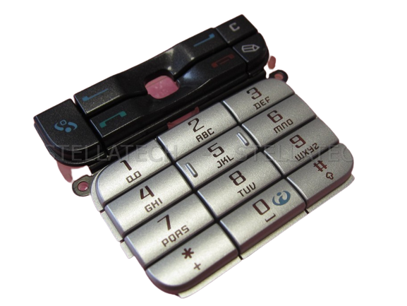 Nokia 3230 - Keypad Latin Black