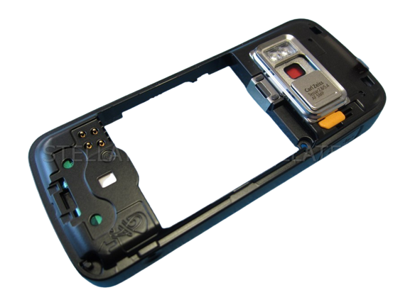 Nokia N79 - Middle Cover + Camera Lens Black