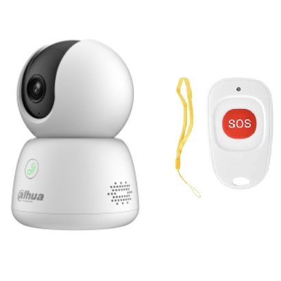 DAHUA H3B INDOOR WIFI PAN & TILT CAMERA 3Mp 3.6mm IR10 MIC ΜΕΓ MICROSD WIFI HUMAN DETECTION PLASTIC ΜΕ SOS BUTTON ΜΕ ΛΟΥΡΑΚΙ