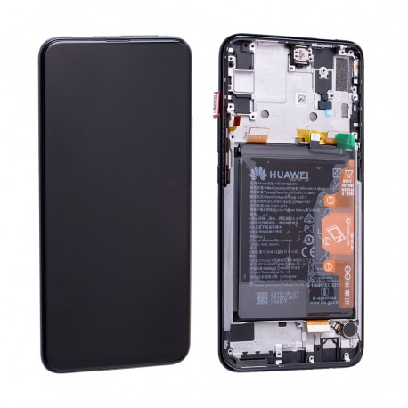 Huawei P Smart Z Lcd+Touch Screen+Frame+Battery Black ORIGINAL (Service Pack)