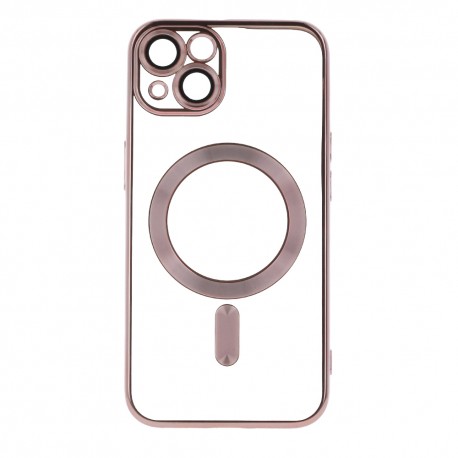 Apple iPhone 16 Pro Magsafe Color Chrome Silicone Rose Gold