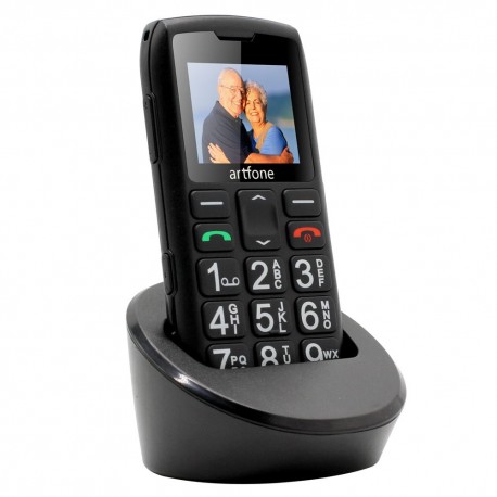 Artfone C1+ Dual Sim 1.8 with Dock GSM Phone Black (Ελληνικό Μενού)
