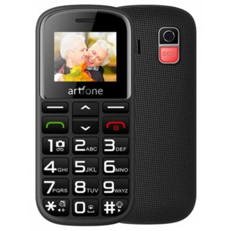 Artfone CS182 Dual Sim 1.8 GSM Phone Black (Ελληνικό Μενού)