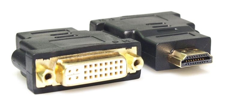 POWERTECH αντάπτορας HDMI σε DVI-I CAB-H057, Dual Link, μαύρος CAB-H057