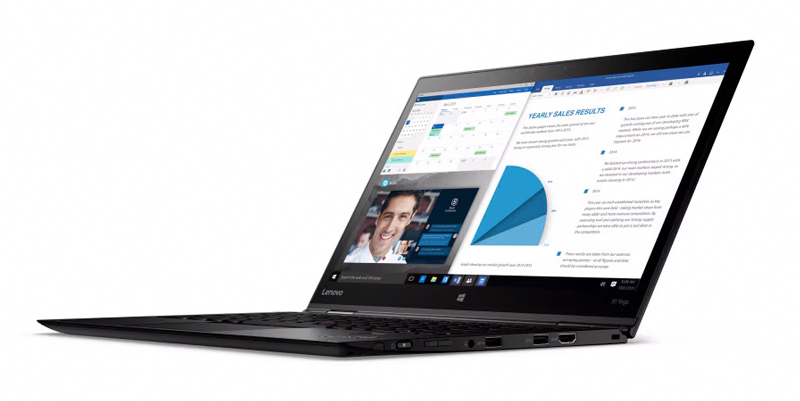 LENOVO Laptop X1 Yoga 1st Gen, Grade C, i7-6600U, 16/256GB M.2, 14, Cam, HD Graphics 520, FreeDOS L-3990-GC