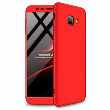 360 Full Cover & Temp.Glass Samsung J4 Plus Red
