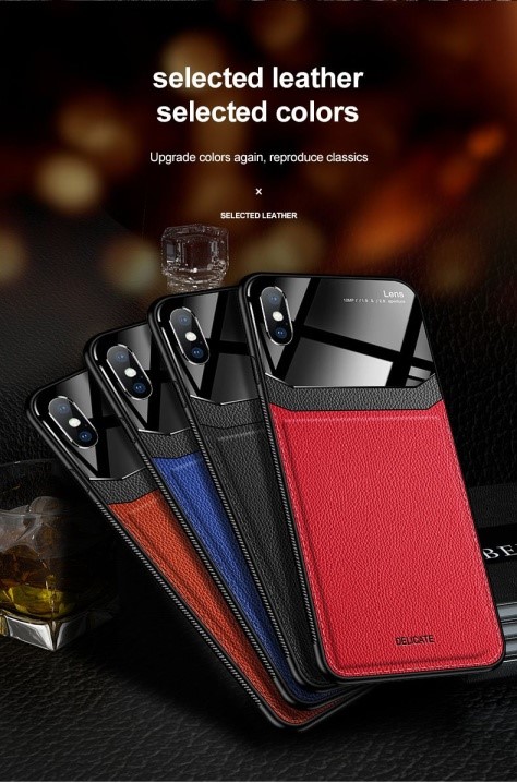 Bodycell Back Cover Plexiglass For iPhone XR Brown