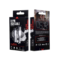 MAXLIFE USB TO LIGHTNING DATA CABLE 1m 3A white