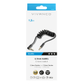 VIVANCO SPIRAL CABLE 3.5mm JACK TO 3.5mm JACK 1.5m black