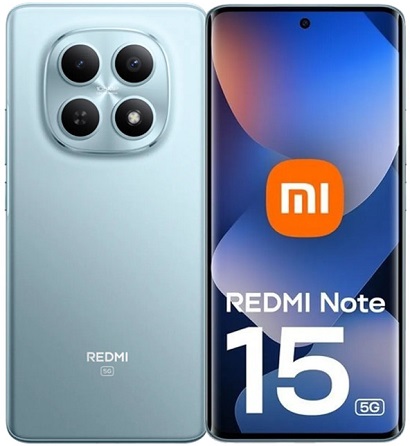 XIAOMI REDMI NOTE 15 5G 128GB ROM/6GB RAM GLACIER BLUE EU