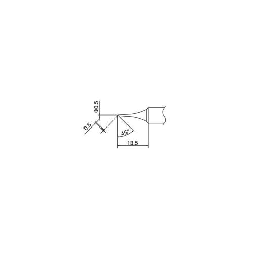 Μύτη Hakko T18-C05