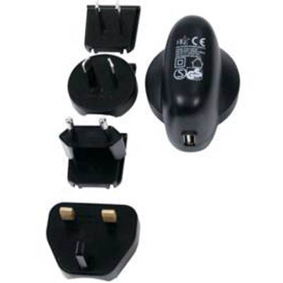 Φορτιστής ταξιδιού USB με 4 αντάπτορες,1A P.SUP.USB 100