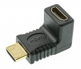POWERTECH αντάπτορας HDMI CAB-H035, γωνιακός 90°, μαύρος CAB-H035