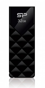SILICON POWER USB Flash Ultima U03, 32GB, USB 2.0, μαύρο SP032GBUF2U03V1K