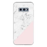 Silicon Marble Case Samsung S10E SM9 White/Pink